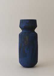 Oko Series Vase in Brushed Cobalt - Victoria Morris